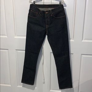 Men’s Nudie Jeans Grim Tim Dry Navy Size 34/34